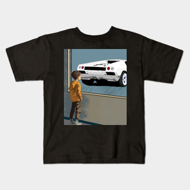 Lamborghini Diablo SV Kids Dream Kids T-Shirt by Rebellion Store